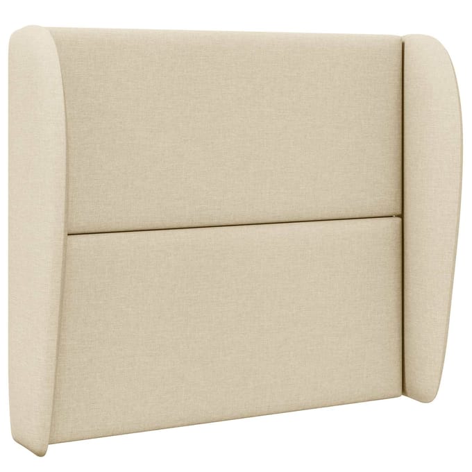 vidaXL - Hoofdbord - oor - Crème - 80 - x - 23 - x - 6 - cm - Stof