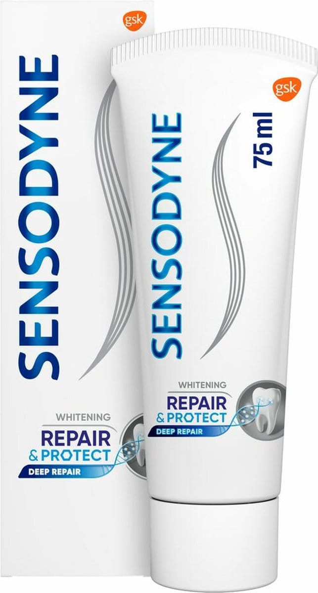Sensodyne - Tandpasta - Repair & Protect - Whitening - 75ml x 4