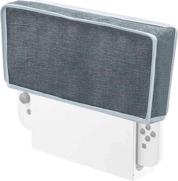 Splashproof Dust Cover voor Nintendo Switch en Switch OLED - Grijs, Bescherming, Accessoires, Gaming