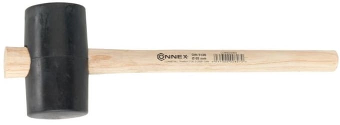 CONNEX Rubber HAMER 65mm ZWART HOUT