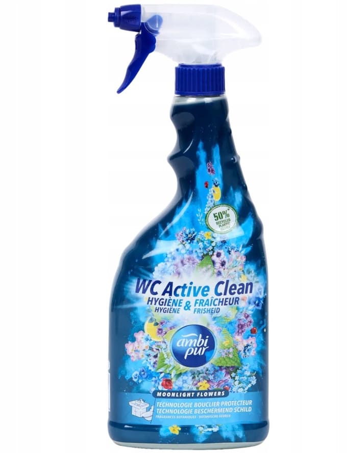 Ambi pur Wc spray - 750ml - active clean moonlight flowers