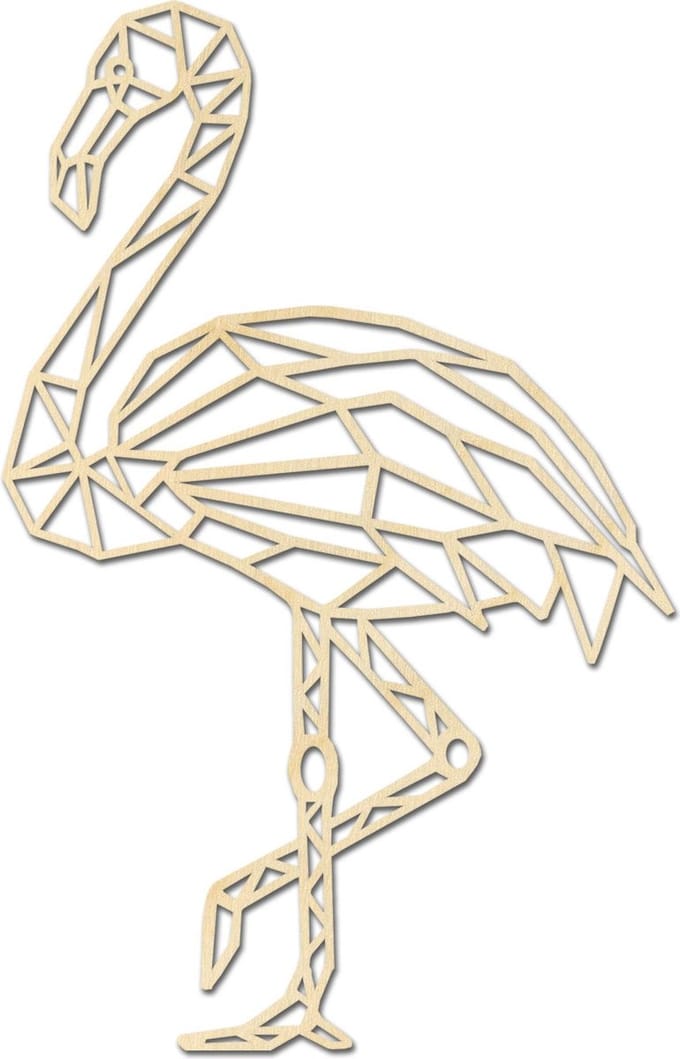 Geometrische Flamingo / Dieren
