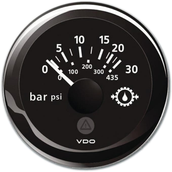 VDO VLB Trans Olie Druk 0-30bar/0-435psi RB 52mm