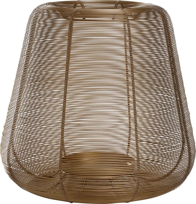 PTMD Jaden Windlicht XL - 40 x 40 x 39- Ijzer - Goud