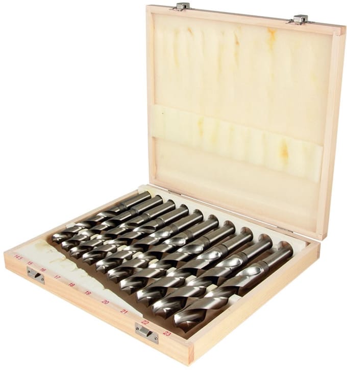 Metaalborenset HSS DIN345 MK2 10 delig 14,5-23mm
