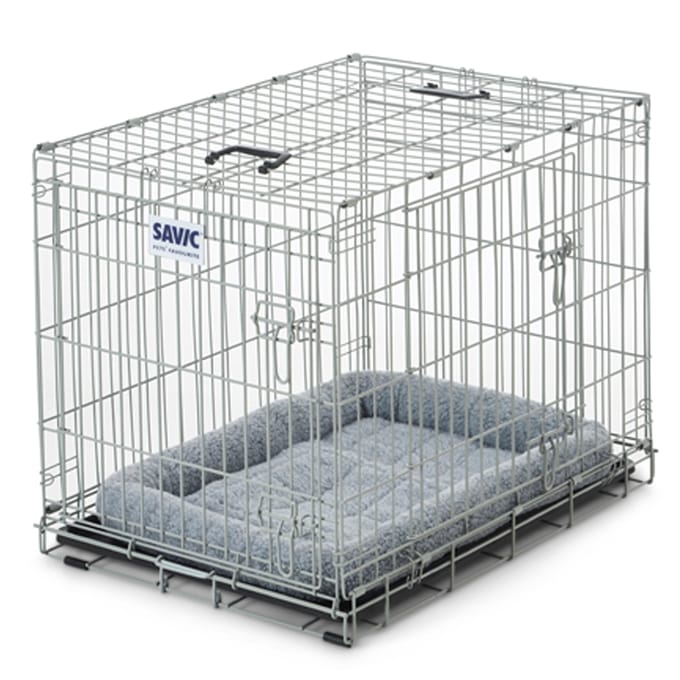 M: L 76 x B 53 x H 61 cm - Savic Dog Residence Hondenbench incl. kussen