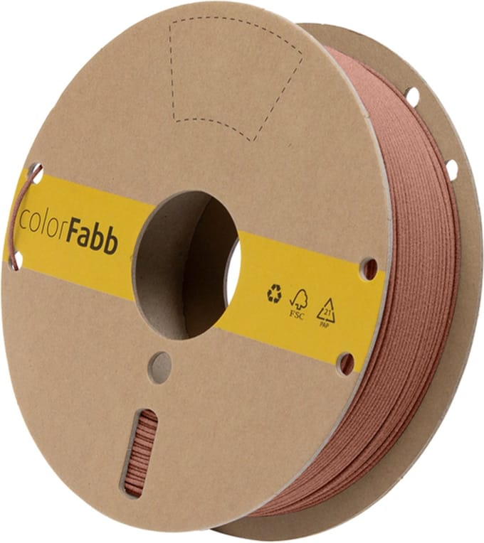 colorFabb Stonefill Rode Baksteen 3D-printerfilament - 2,85 mm - 700 g - BRICK LOOK - EASY TO PRINT - HIDES LAYERLINES