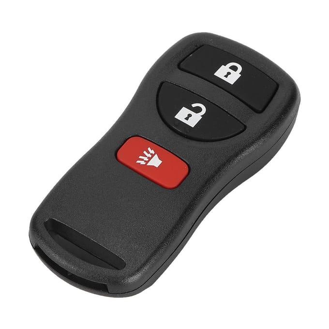3 Knops Sleutelloze Toegang Afstandsbediening Autosleutel Geschikt voor Nissan Armada Murano Pathfinder Versa KBRASTU15 black