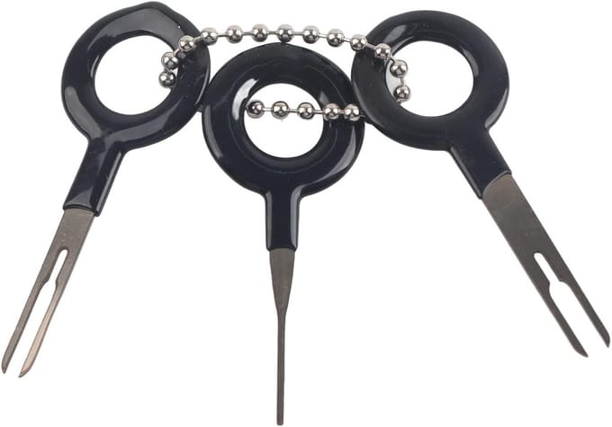 Gereedschapsset Verwijderen - Draadklem Tool - Auto Bedrading - Plastic Handgreep - 3 Delig