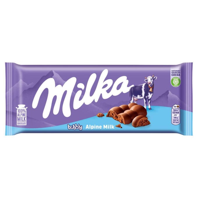Milka Chocolat au Lait Bubbly 90 g