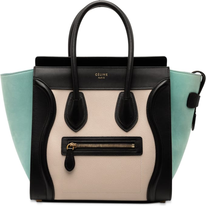 Tweedekans Micro Tricolor Leren Bagagetas