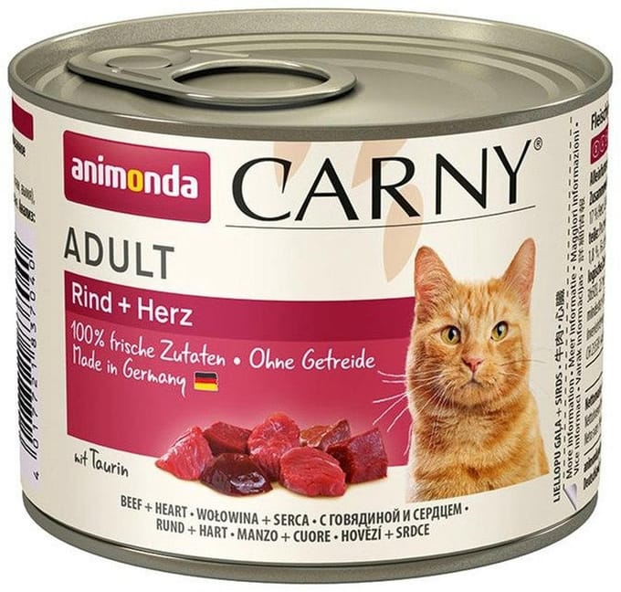 Animonda Carny Adult - Rund met Hart - 6 x 200 g