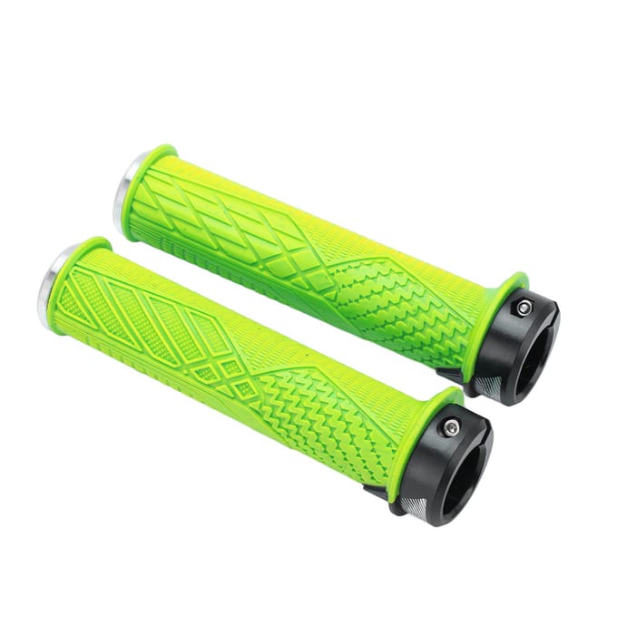 2-delige set Fietsstuur Grip Antislip Textuur Duurzaam Fietsstuurhoes HandvattenGroen groen
