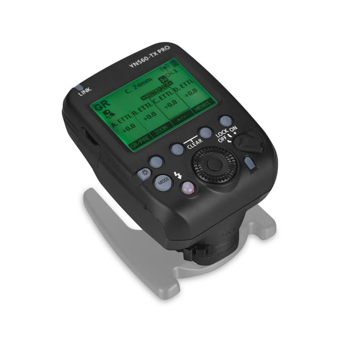YONGNUO YN560-TX PRO 2.4G Op de camera Flitser Trigger Speedlite Draadloos zwart