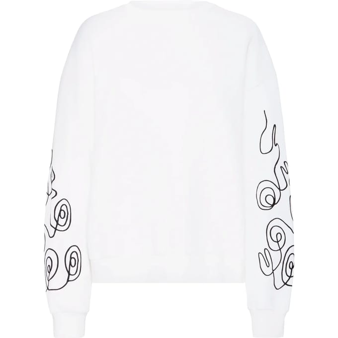 b.young - BYSTYLAR EMB SWEATSHIRT - Dames - Sweaters