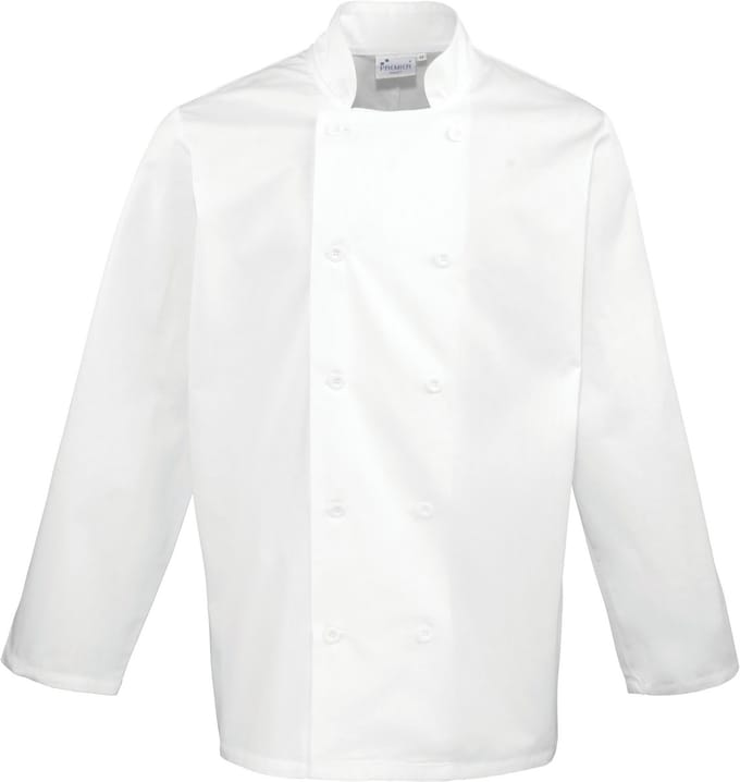 Schort/Tuniek/Werkblouse Unisex S Premier White 65% Polyester, 35% Katoen