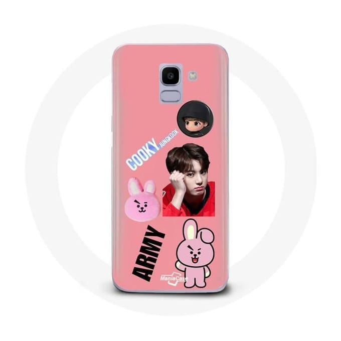 Coque pour Samsung Galaxy J6 2018 BTS Bangtan Garçon BT21 Cooky Jungkook ARMY