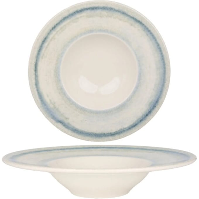 Bonna Pastabord - Rivus Line - Porselein - 28 cm (400cc) - set van 2