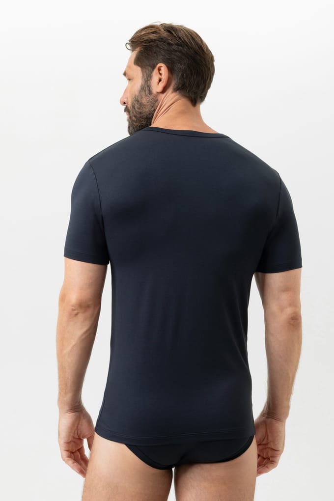T-shirt Serie Iconic Modal Marineblauw