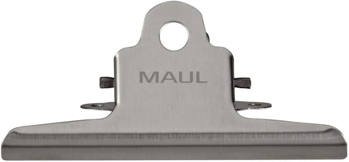 Papierklem maul classic rvs 147mm zilver | 2 stuks