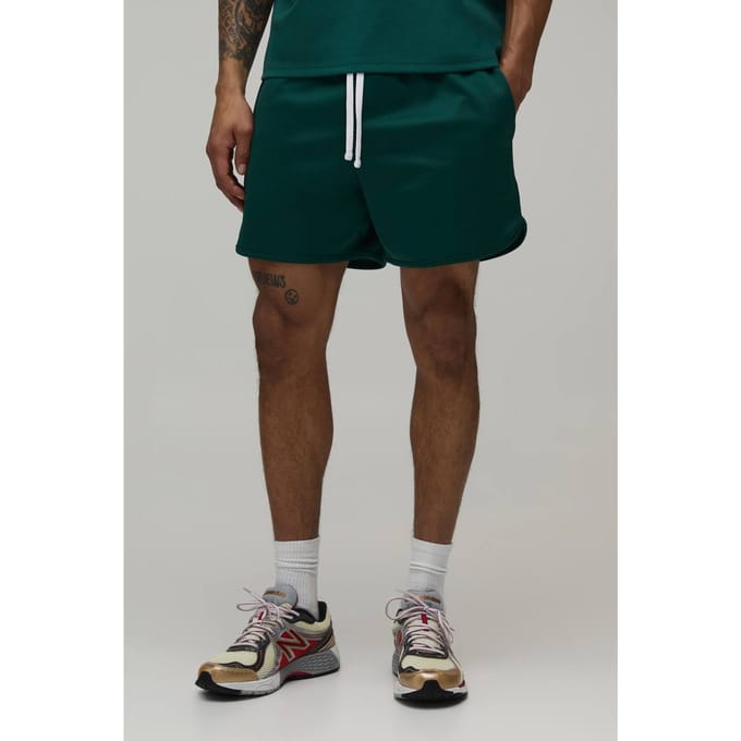 Racer Fit Tricot Jersey Short | Forest | Size Small
