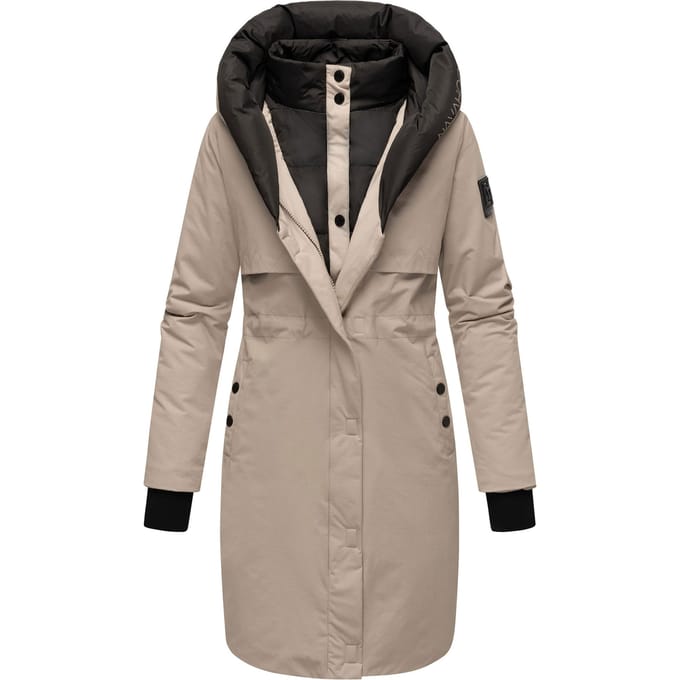 Navahoo dames winterjas Snowelf – Licht & Warm met magneetsluiting