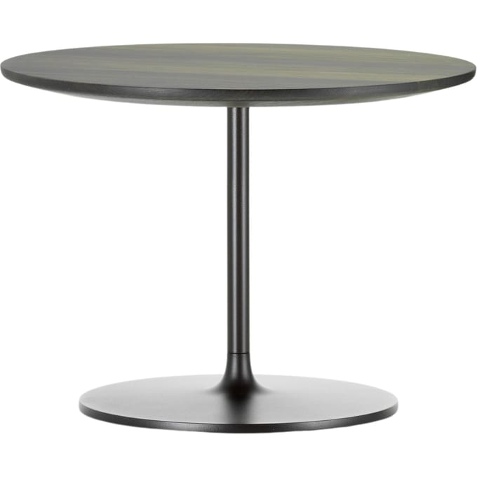 Vitra Occasional Low tafel - massief eiken donker gebeitst - Hoogte 35 cm