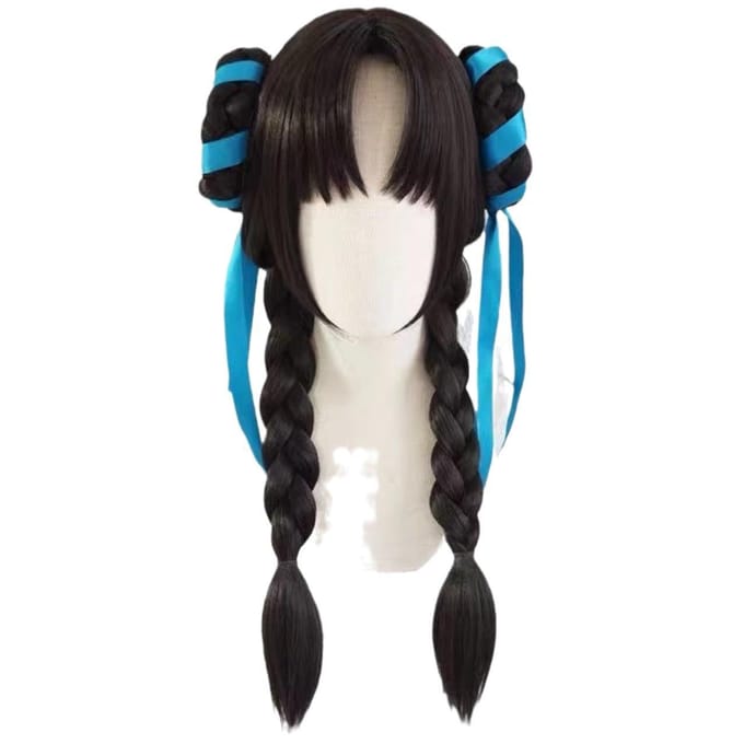 perruque shih tzu One Size noir