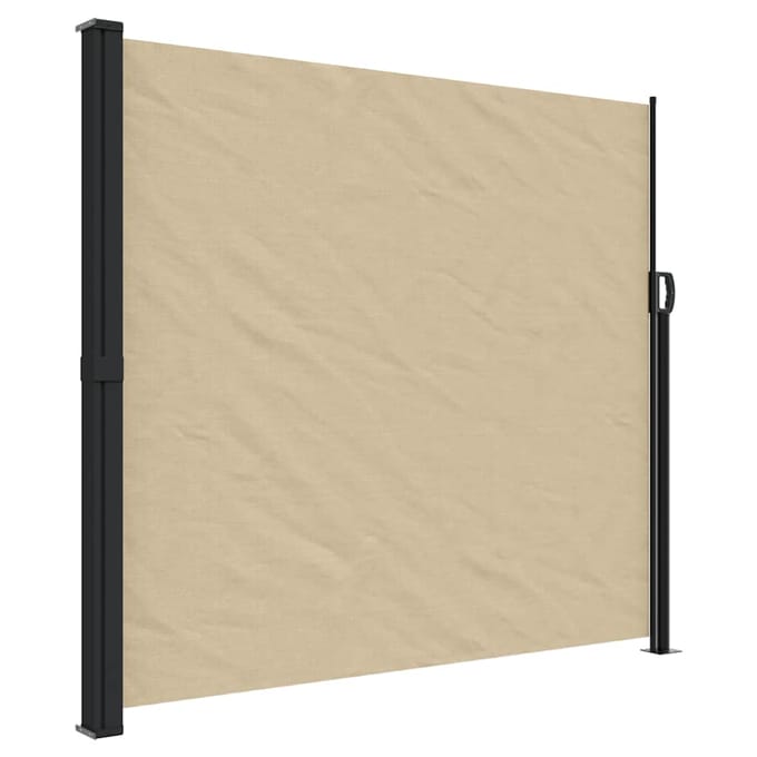 vidaXL - Windscherm - uittrekbaar - 180x500 - cm - beige