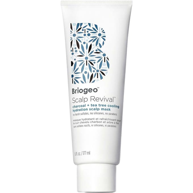 Briogeo Scalp Revival Charcoal + Tea Tree Cooling Hydration Scalp Mask for Dry, Itchy Scalp 177ml