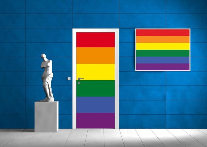 Flag Rainbow Gay Pride Photo Wallcovering
