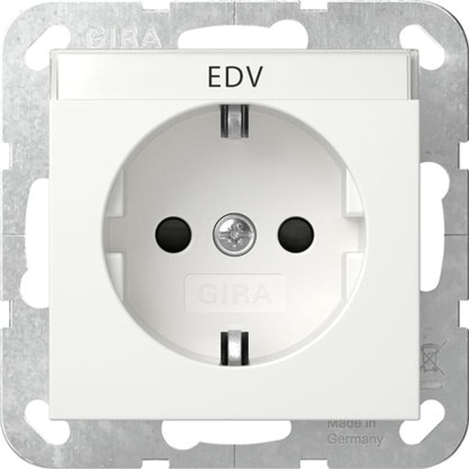 Gira Systeem 55 Schuko Stopcontact Met Veiligheid Plus - 446227