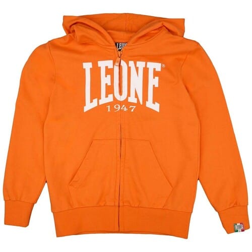 Capuchon sweaters Leone 1947 Boy Hoody Full Zip Big Logo