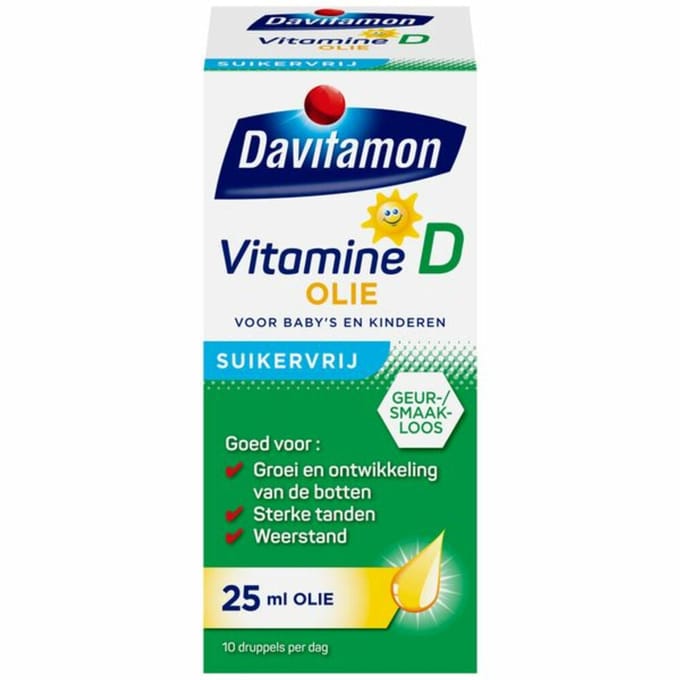 Davitamon Vitamine D Olie - 3 x 25 ml - Voordeelverpakking