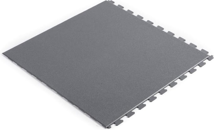 Rubbermagazijn - PVC kliktegel eclips donkergrijs - 45,8x45,8cm - Dikte 5mm - winkel - showroom - garage - prijs per stuk