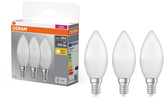 Osram 4099854047091 LED-lamp Warm wit 2700 K 4,9 W E14 F