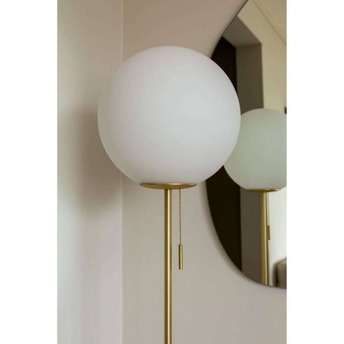 Globen Lighting vloerlamp Torrano hoogte 145 cm travertijn