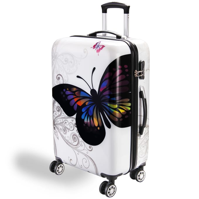 Monzana Hardcase Koffer Vlinder - Large - 66 L 68x43x27cm