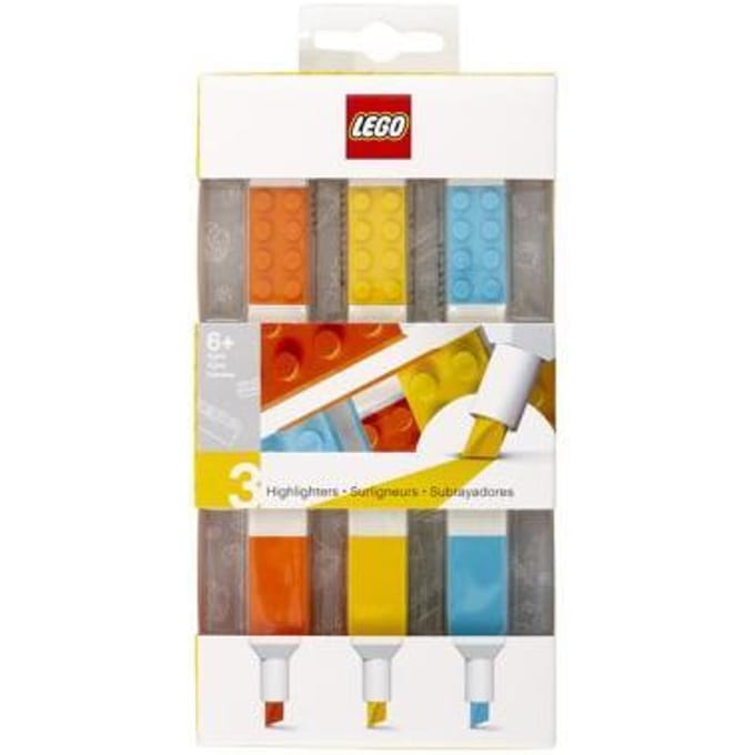 Euromic LEGO® STATIONERY highlighter 3 pcs. ORANG/YEL/TURQ
