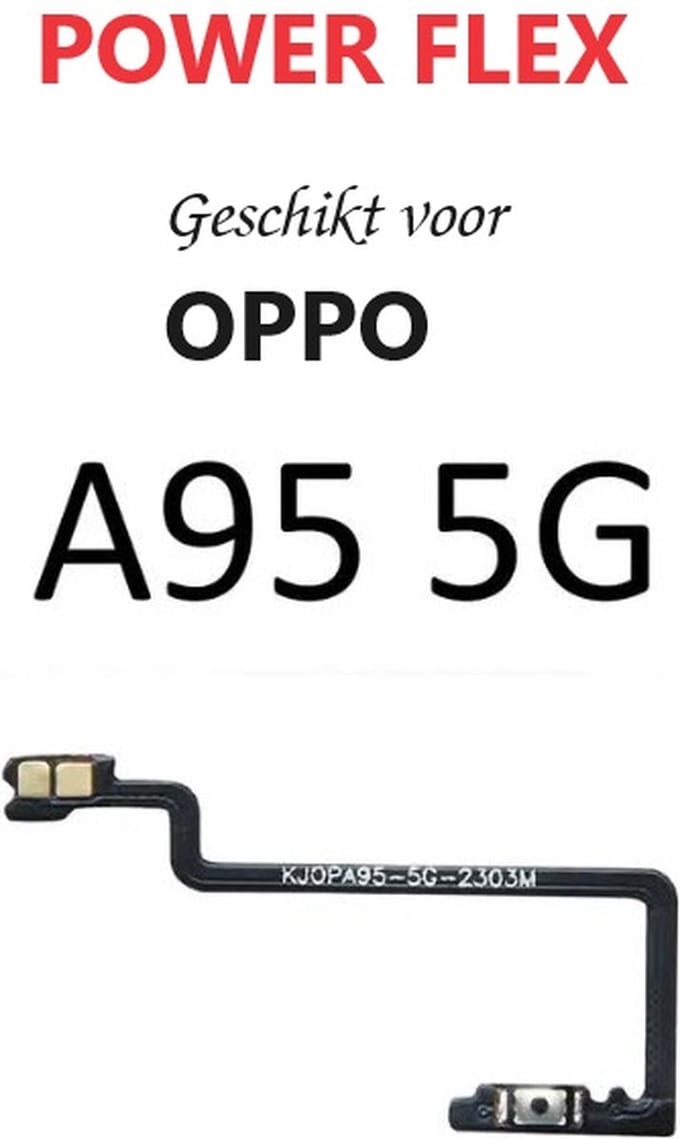 Oppo A95 5G power aan uit flex