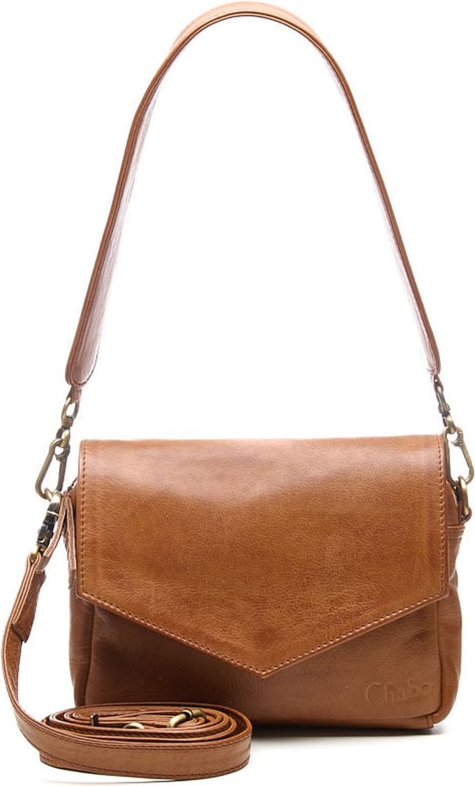 Chabo Bags - Kyara Cross - Crossbody - Leer - Bruin
