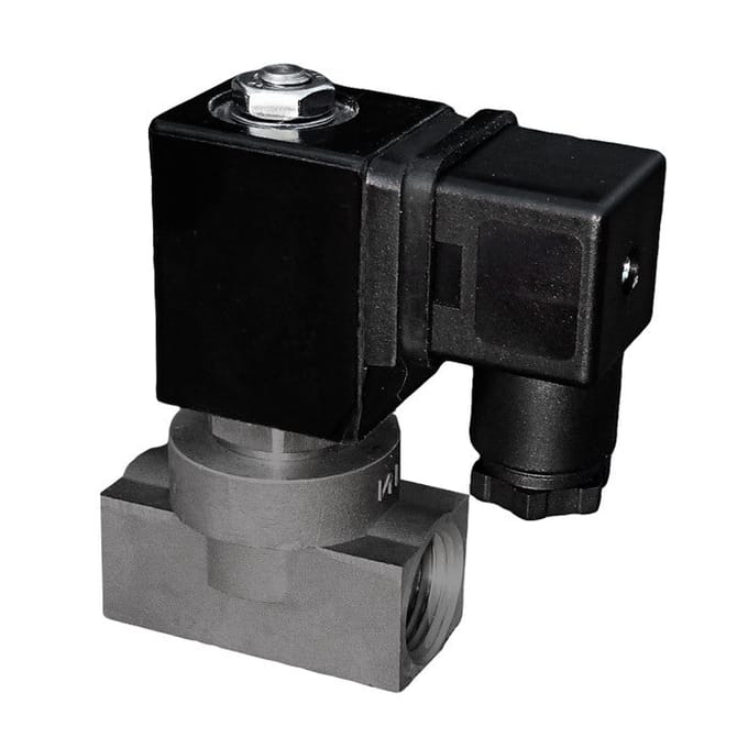 Magneetventiel LP-DA 1/2'' lage druk aluminium NBR 0-600mbar 24V DC - LP-DA012A090N-024DC