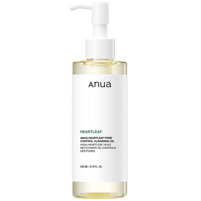 Anua Heartleaf Pore Control Reinigingsolie 200ml Dubbele Set white