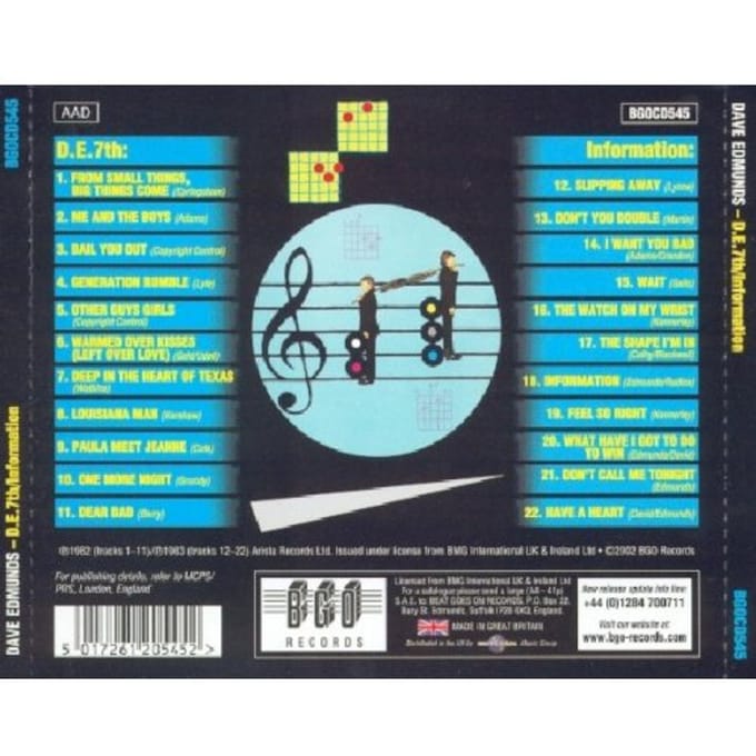 D.E. 7th/Information - Dave Edmunds