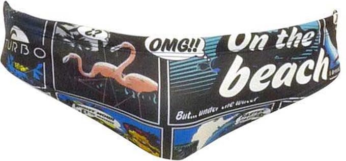 Turbo New Comic Zwemslip Veelkleurig 2XL Man