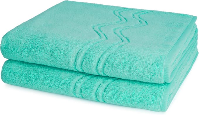 Ross Dames en Heren 2 X douchedoek - Als set Cashmere feeling