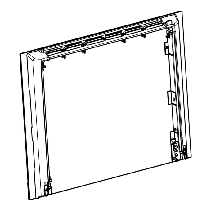 AEG voorste glas, inox, Leonard, 594x465mm 140242365280