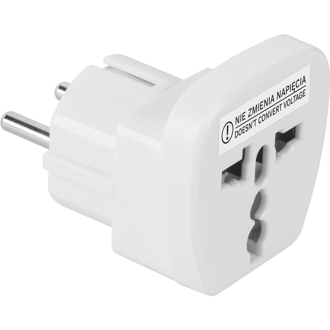 Universele AC-adapter - Wit - 250V 16A - Elegant Ontwerp