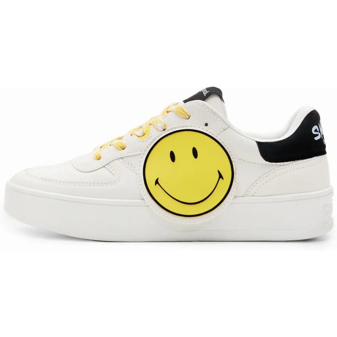 New Fancy Smiley lage sneakers met veters