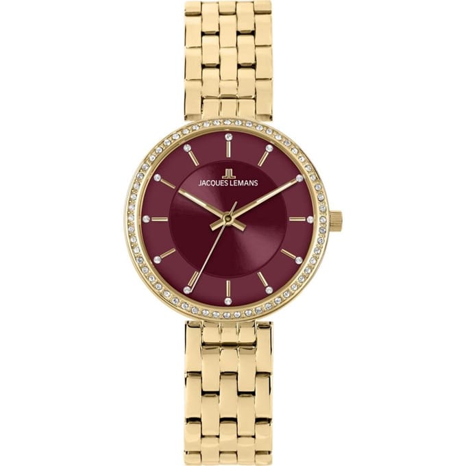 Jacques Lemans - 1-2212H - Polshorloge - Dames - Kwarts - Milano
